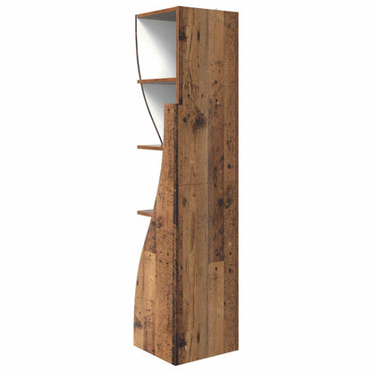 vidaXL Corner Cabinet 32x32x140cm Engineered Wood Old Wood