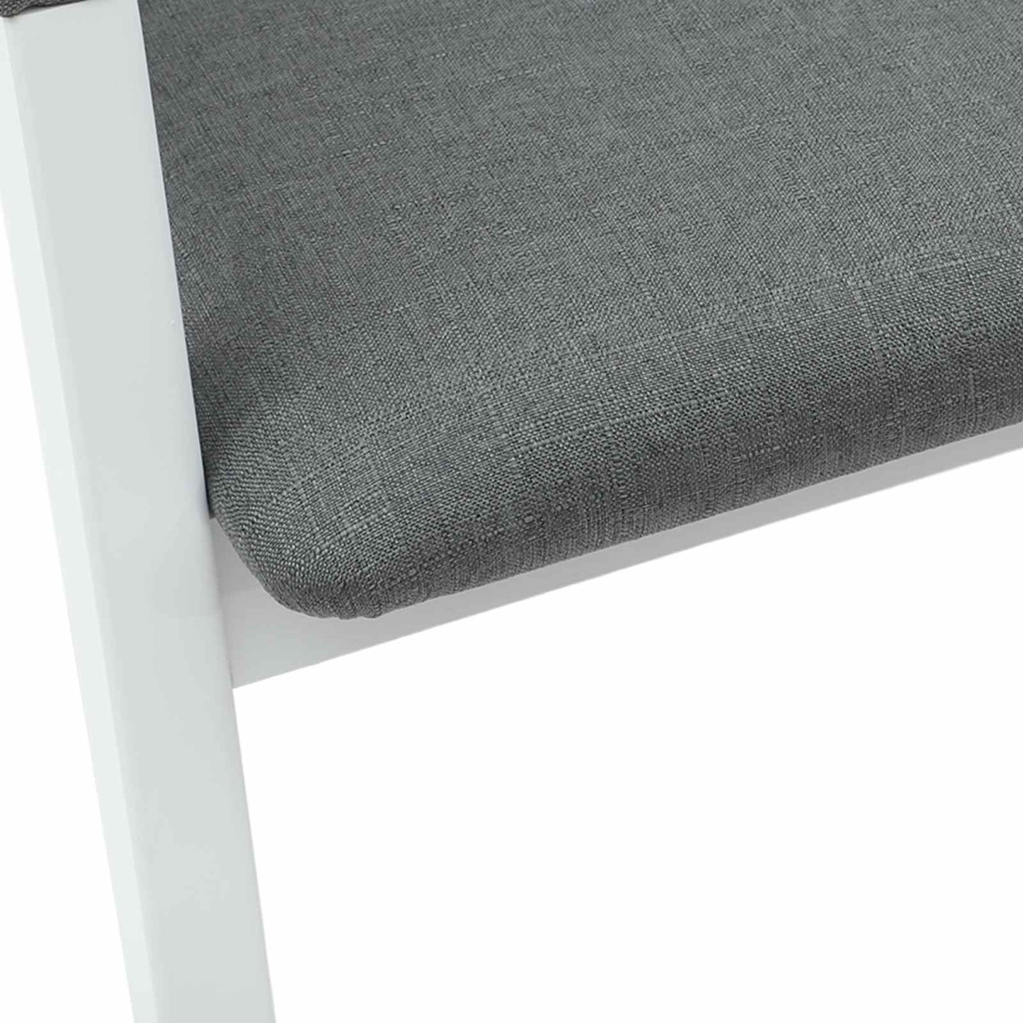 vidaXL Dining Chairs 2 pcs White 54 x 57 x 73 cm Solid Rubber Wood