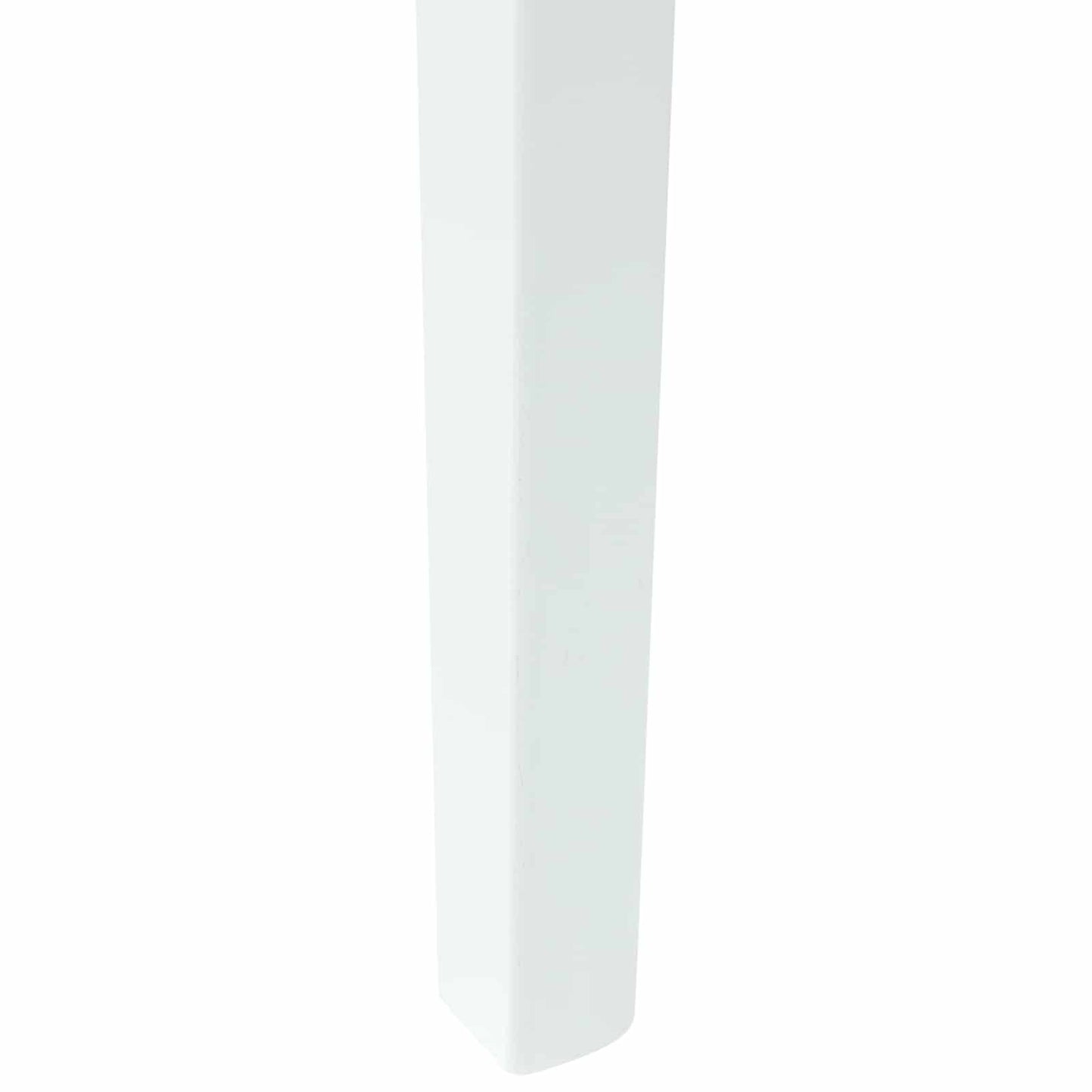 vidaXL Dining Chairs 2 pcs White 54 x 57 x 73 cm Solid Rubber Wood