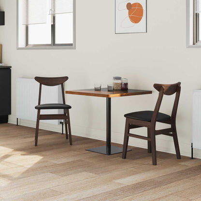 vidaXL Dining Chairs 2 pcs Light Brown 42 x 47.5 x 81 cm