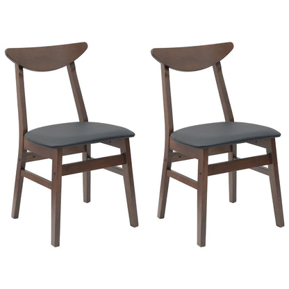 vidaXL Dining Chairs 2 pcs Light Brown 42 x 47.5 x 81 cm