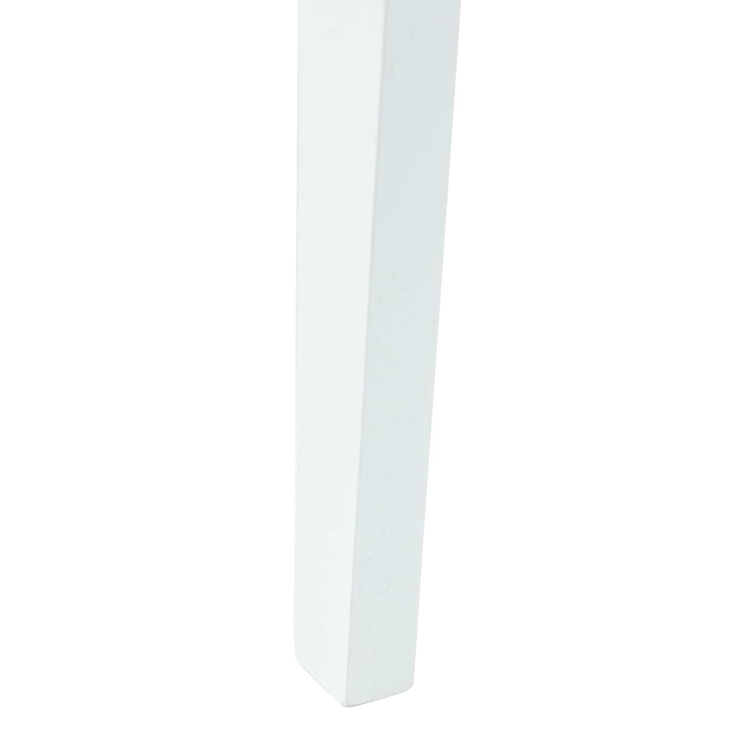 vidaXL Dining Chairs 2 pcs White 42 x 47.5 x 81 cm Solid Rubber Wood