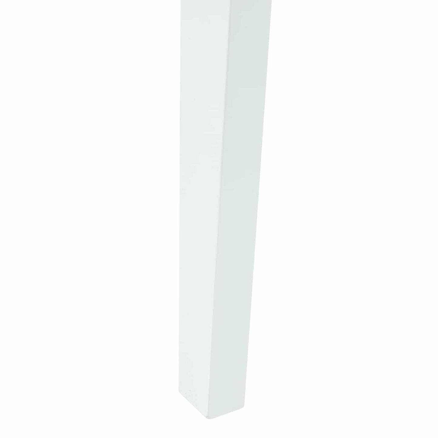 vidaXL Dining Chairs 2 pcs White 42 x 47.5 x 81 cm Solid Rubber Wood