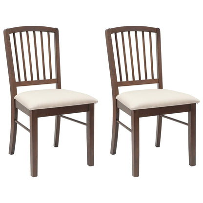 vidaXL Dining Chairs 2 pcs Light Brown 50 x 52.5 x 91 cm