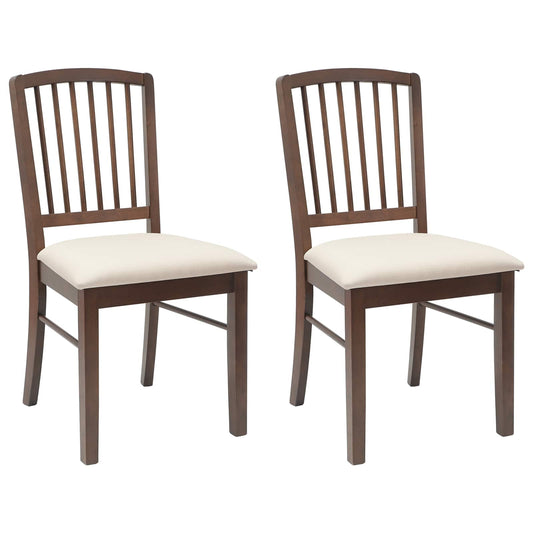 vidaXL Dining Chairs 2 pcs Light Brown 50 x 52.5 x 91 cm