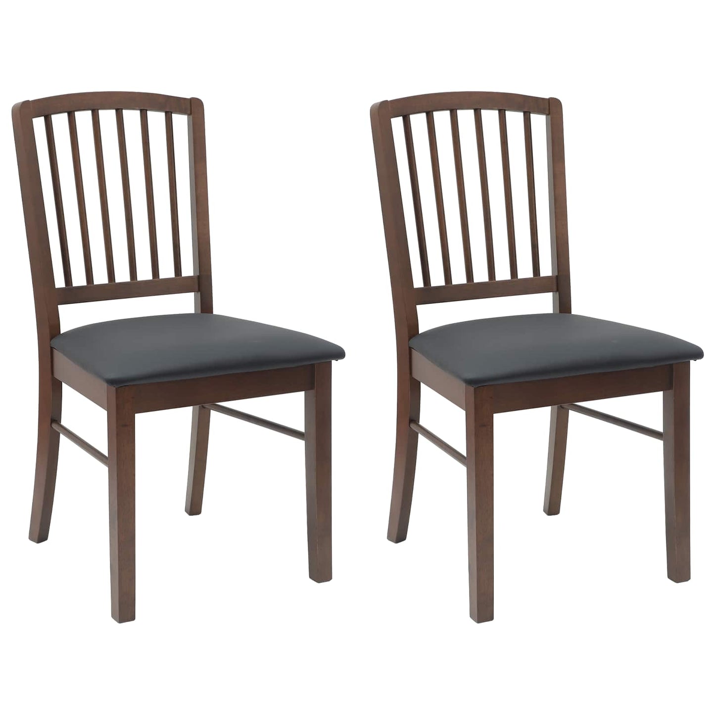 vidaXL Dining Chairs 2 pcs Light Brown 50 x 52.5 x 91 cm