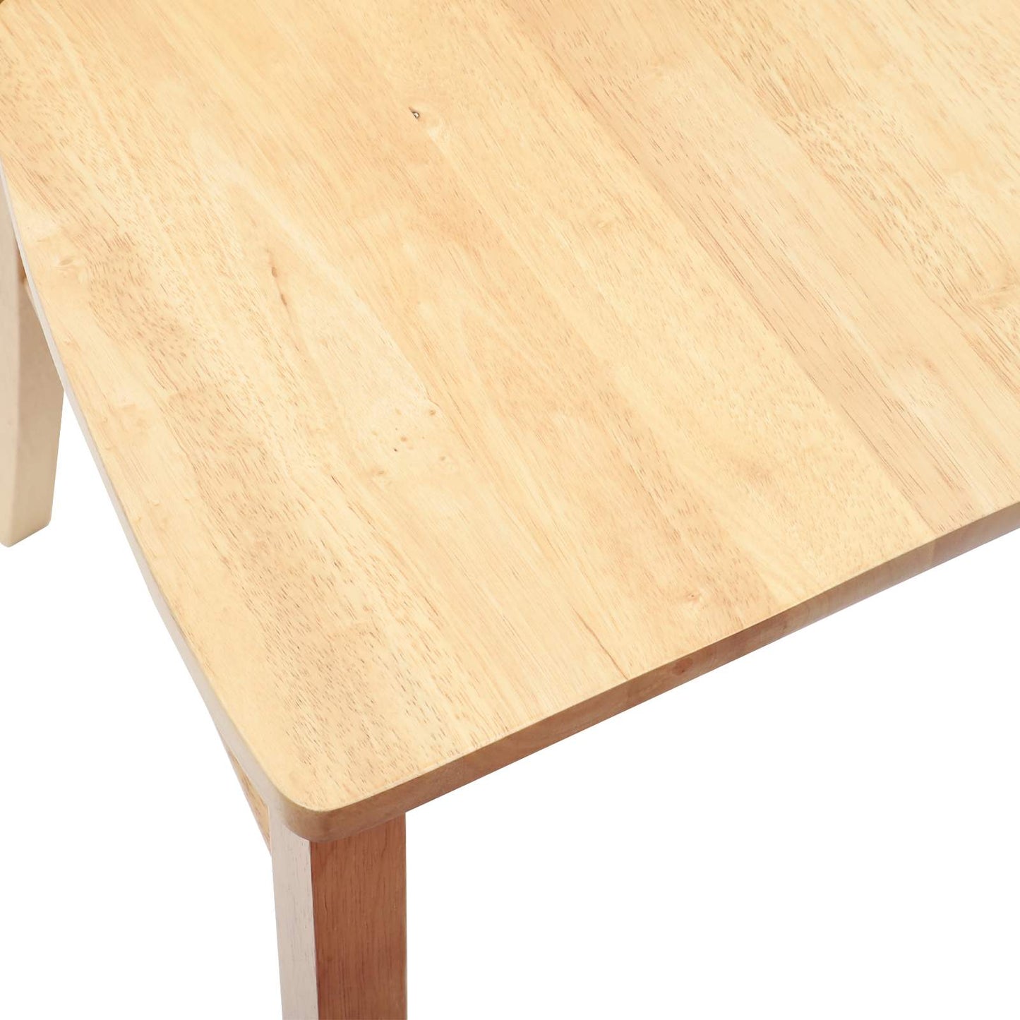 vidaXL Dining Chairs 2 pcs Natural 50 x 52.5 x 91 cm Solid Rubber Wood
