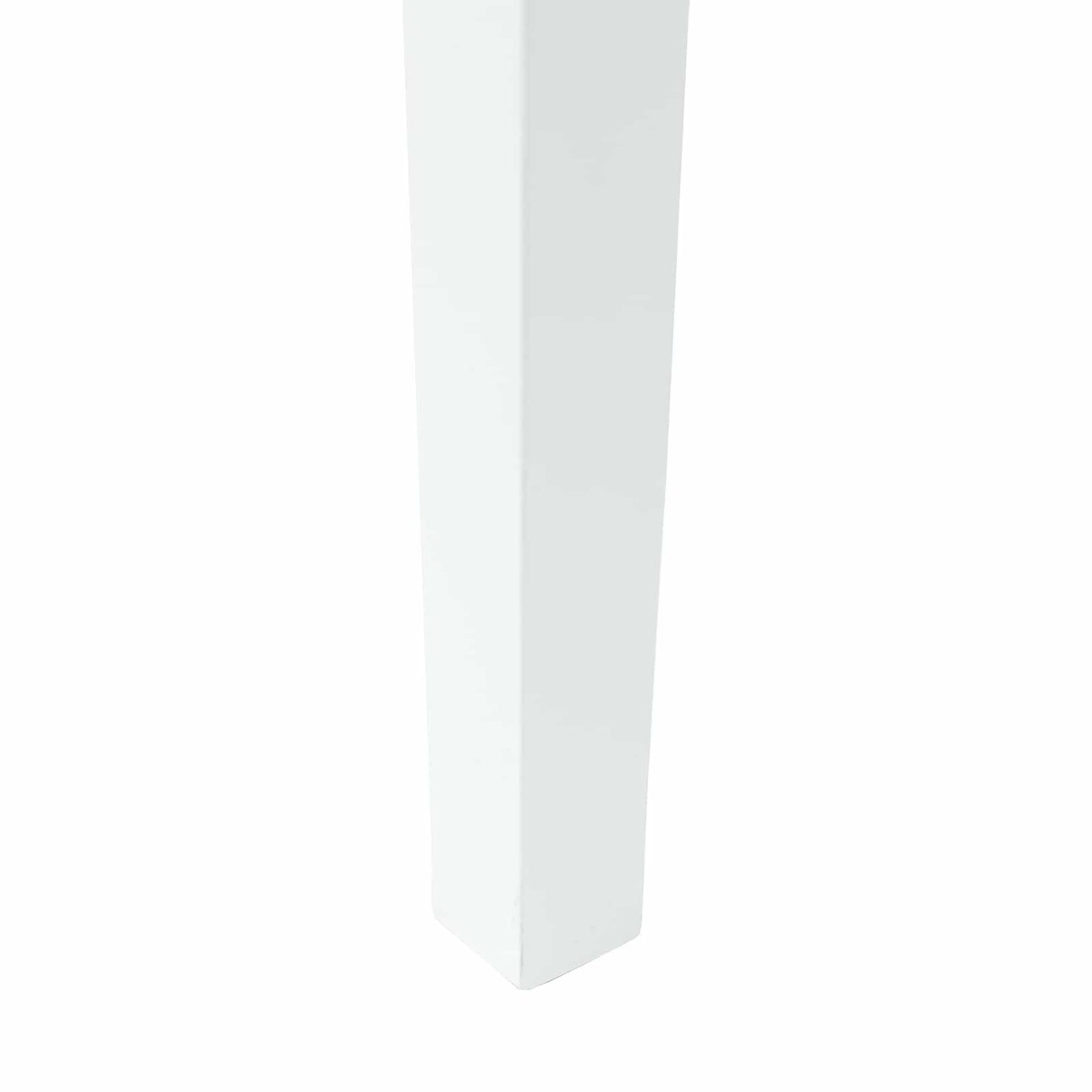 vidaXL Dining Chairs 2 pcs White 50 x 52.5 x 91 cm Solid Rubber Wood