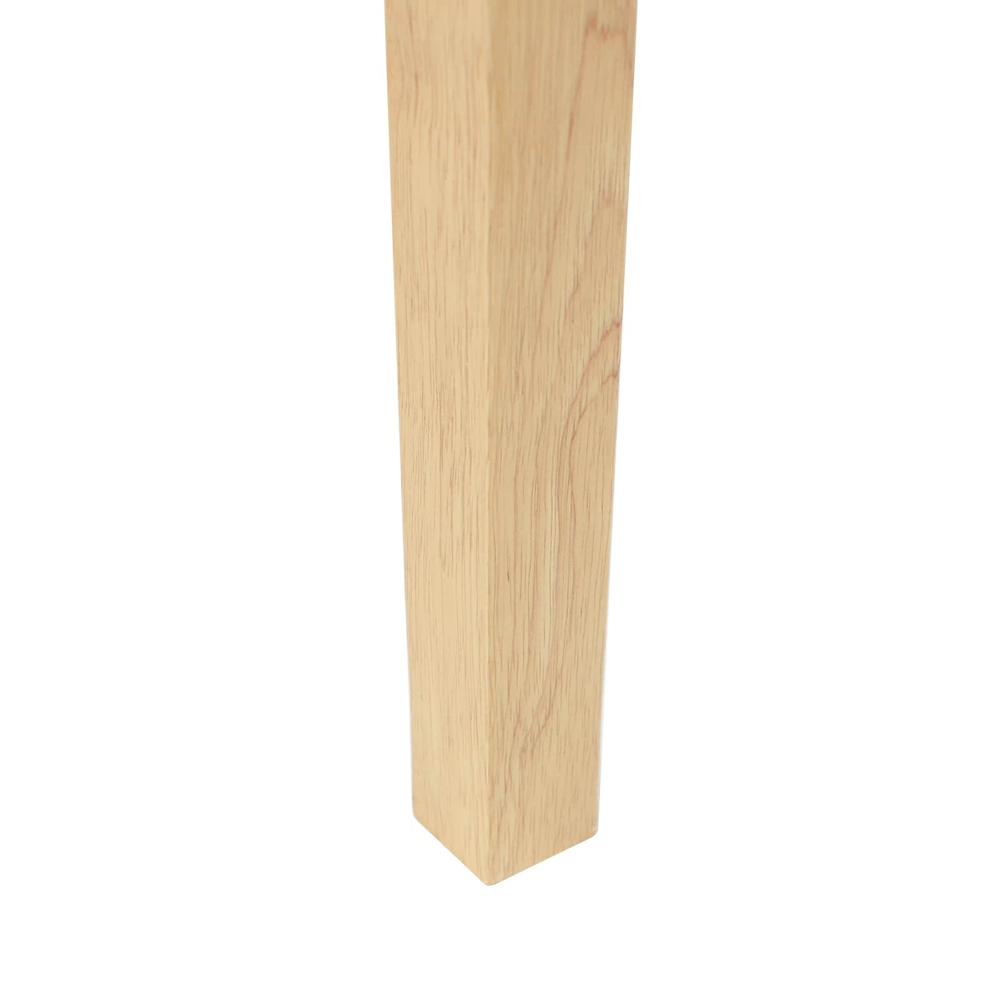 vidaXL Dining Chairs 2 pcs Natural 50 x 52.5 x 91 cm Solid Rubber Wood