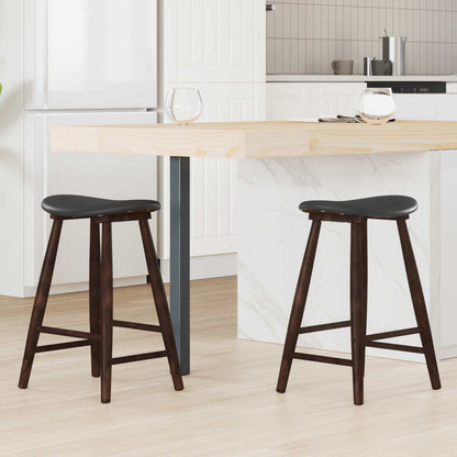 vidaXL Dining Chairs 2 pcs Light Brown 46 x 37 x 63 cm