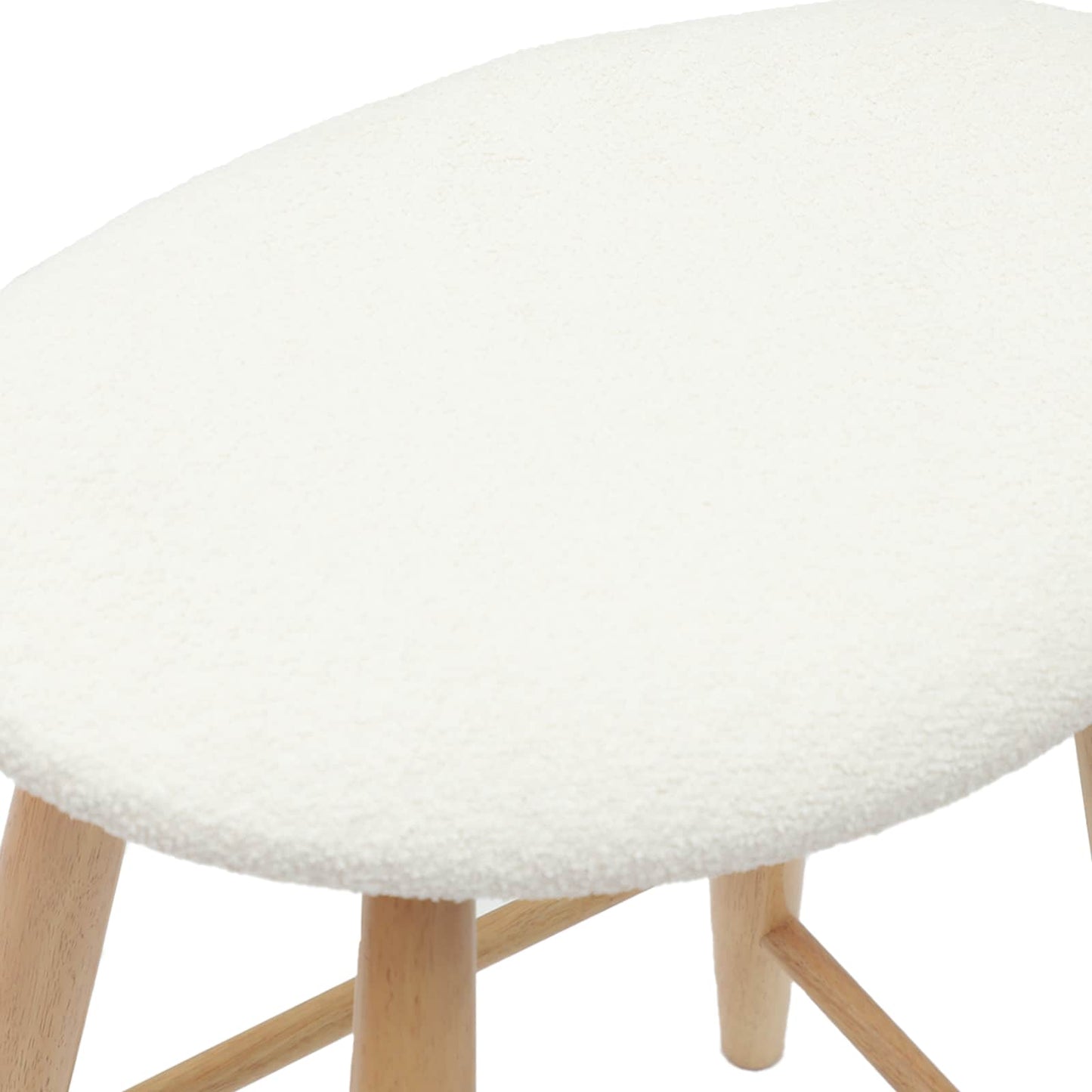 vidaXL Dining Chairs 2 pcs Natural 46 x 37 x 63 cm Solid Rubber Wood