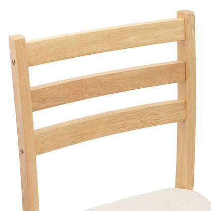 vidaXL Dining Chairs 2 pcs Natural 40 x 47.5 x 99.5 cm