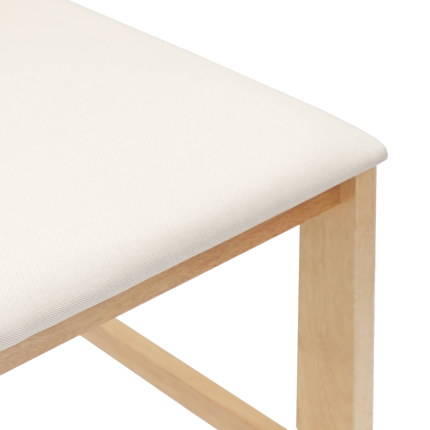 vidaXL Dining Chairs 2 pcs Natural 40 x 47.5 x 99.5 cm