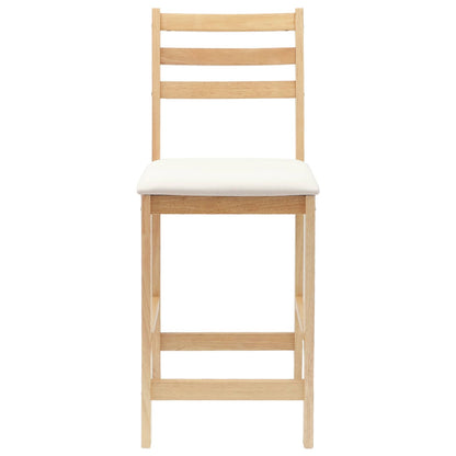 vidaXL Dining Chairs 2 pcs Natural 40 x 47.5 x 99.5 cm