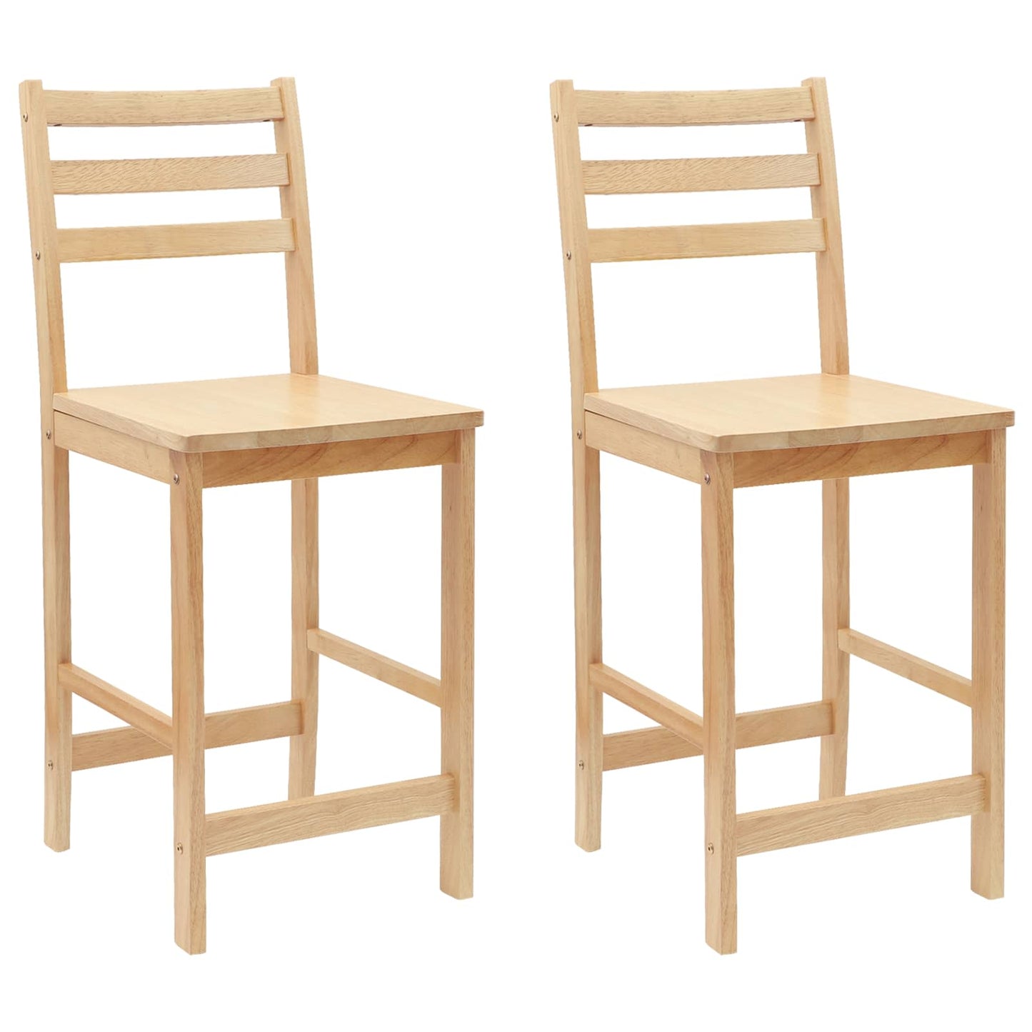 vidaXL Dining Chairs 2 pcs Natural 40 x 47.5 x 99.5 cm