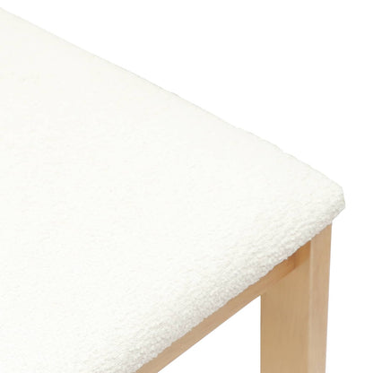 vidaXL Dining Chairs 2 pcs Natural 40 x 47.5 x 99.5 cm