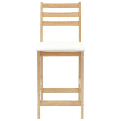vidaXL Dining Chairs 2 pcs Natural 40 x 47.5 x 99.5 cm