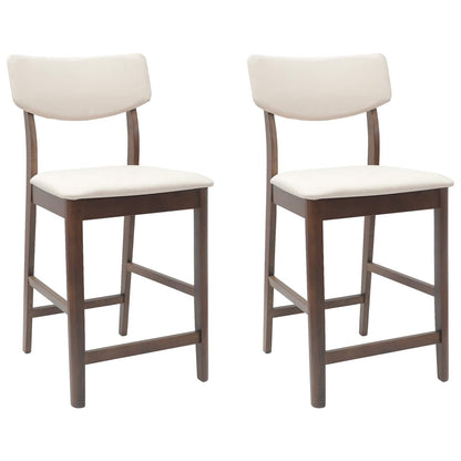 vidaXL Dining Chairs 2 pcs Light Brown 48 x 49 x 95 cm