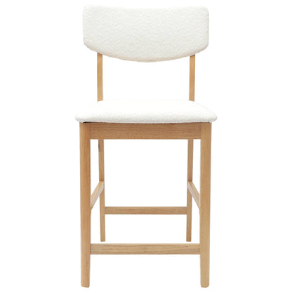 vidaXL Dining Chairs 2 pcs Natural 48 x 49 x 95 cm Solid Rubber Wood