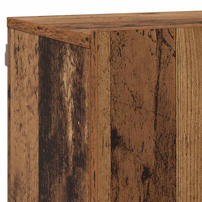 vidaXL TV Units Wall-mounted 6 pcs Old wood Engineered wood