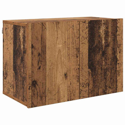vidaXL TV Units Wall-mounted 6 pcs Old wood Engineered wood