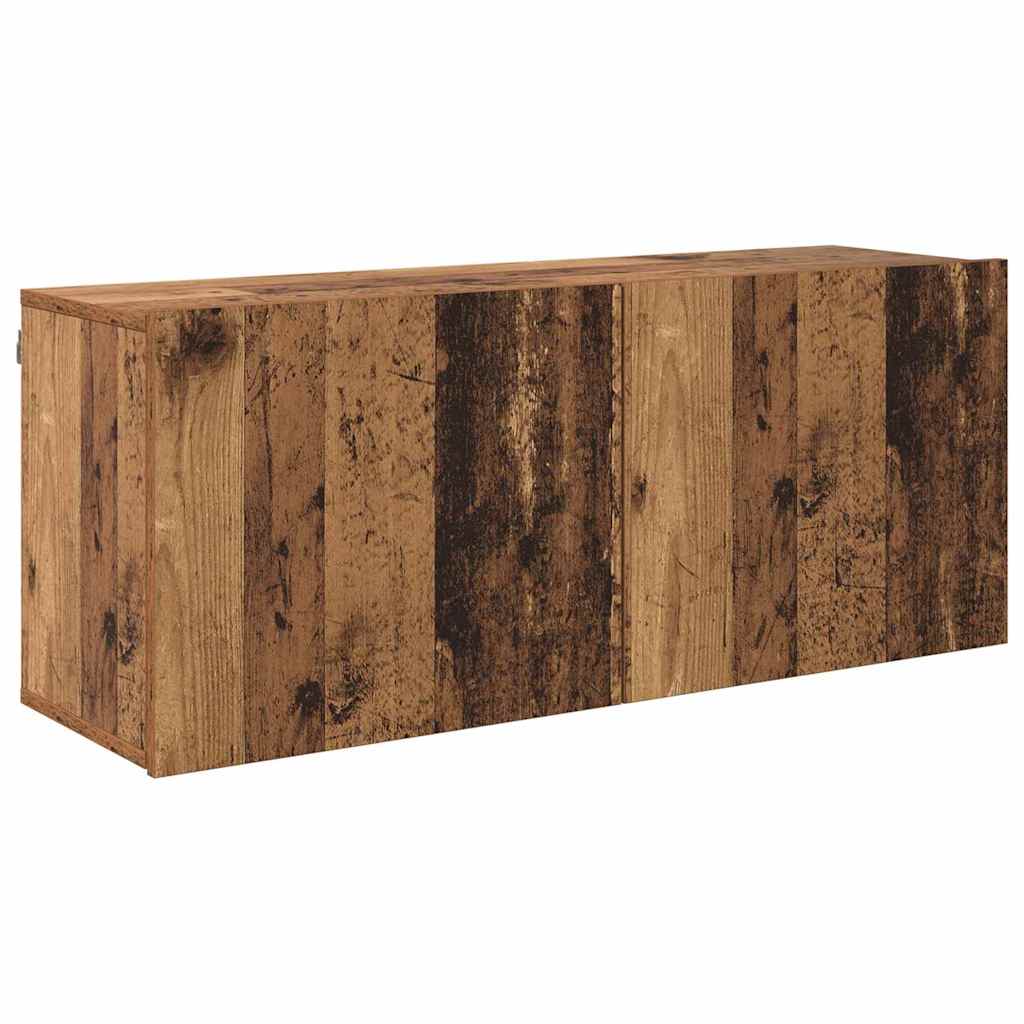 vidaXL TV Units Wall-mounted 6 pcs Old wood Engineered wood