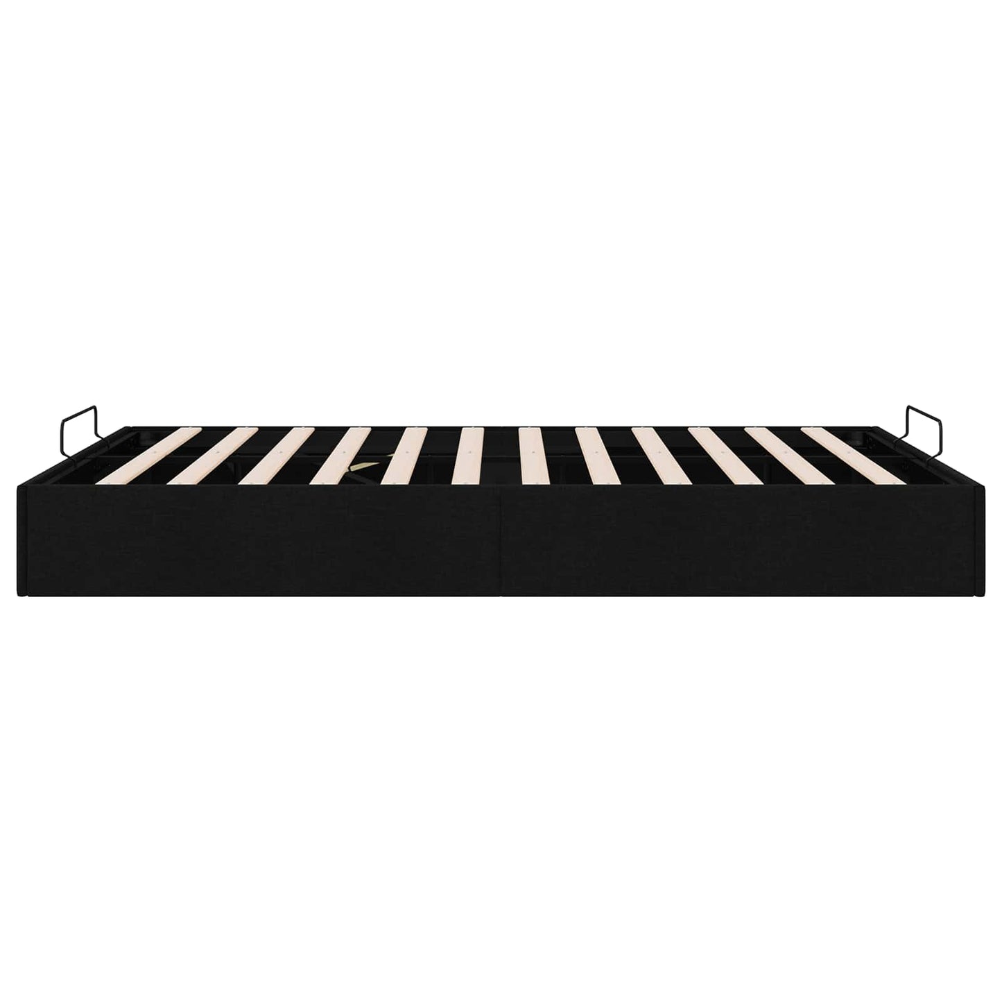 vidaXL Ottoman Bed Frame Black Queen Size Fabric