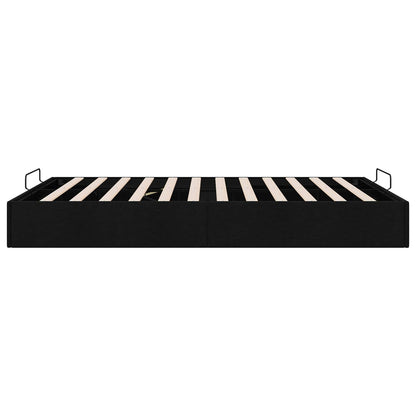 vidaXL Ottoman Bed Frame Black Queen Size Fabric