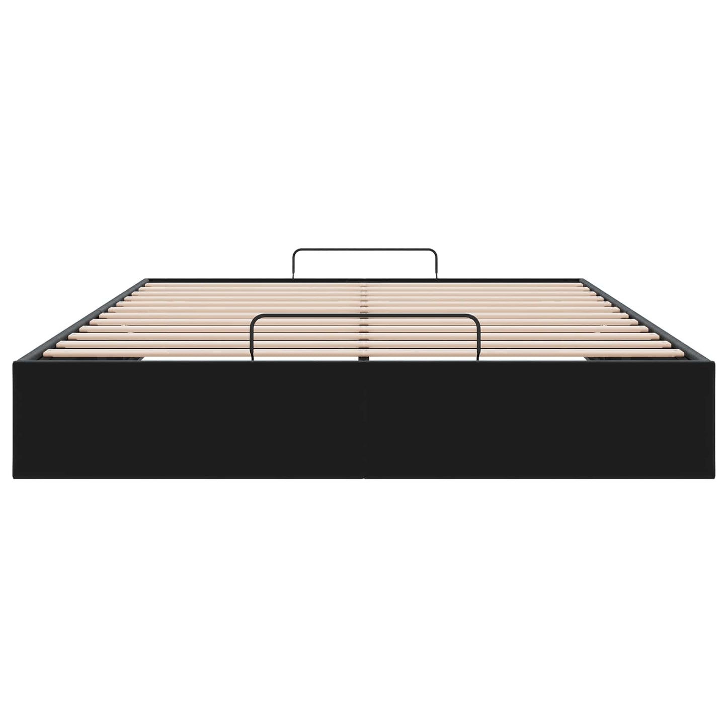 vidaXL Ottoman Bed Frame Black Queen Size Velvet