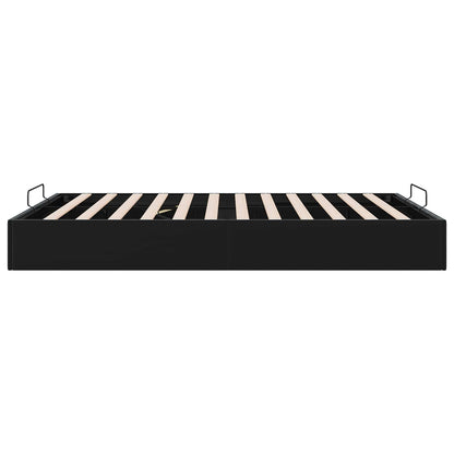 vidaXL Ottoman Bed Frame Black Queen Size Velvet