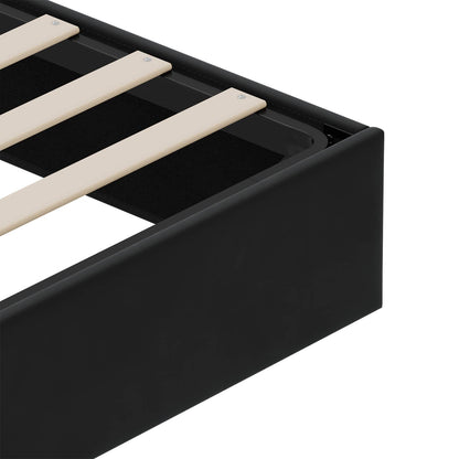 vidaXL Ottoman Bed Frame Black King Size Velvet