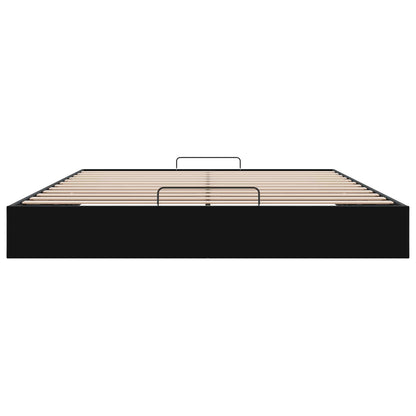 vidaXL Ottoman Bed Frame Black King Size Velvet