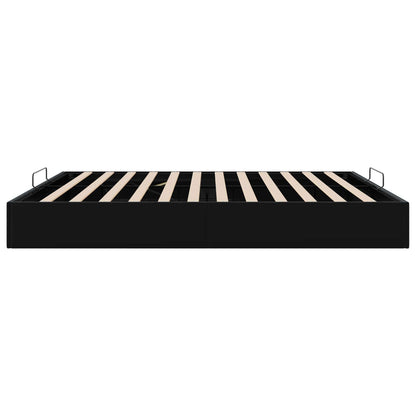 vidaXL Ottoman Bed Frame Black King Size Velvet