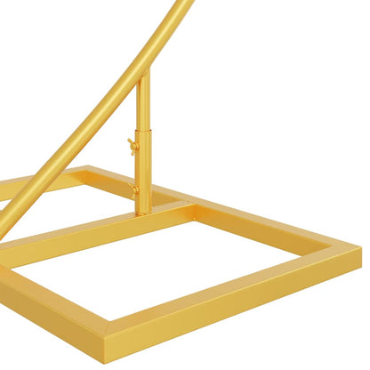 vidaXL Wedding Arch Gold 220 x 45 x 200 cm Steel