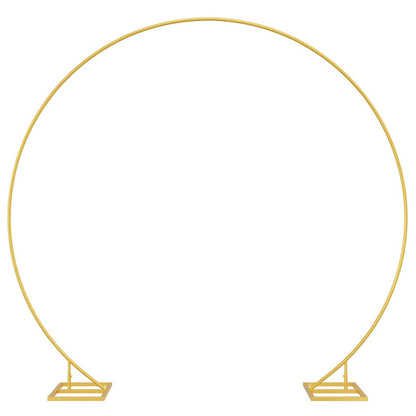 vidaXL Wedding Arch Gold 220 x 45 x 200 cm Steel