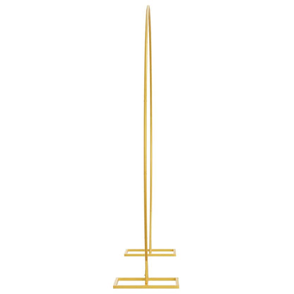 vidaXL Wedding Arch Gold 220 x 45 x 200 cm Steel