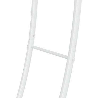vidaXL Wedding Arch White 220 x 45 x 200 cm Steel