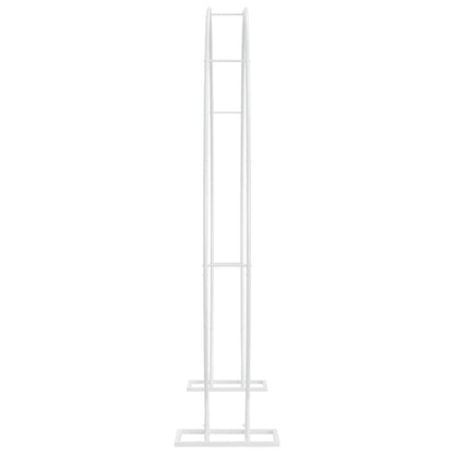 vidaXL Wedding Arch White 220 x 45 x 200 cm Steel