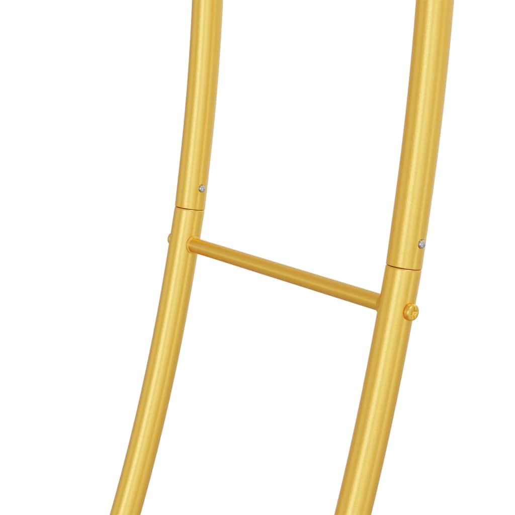 vidaXL Wedding Arch Gold 220 x 45 x 200 cm Steel