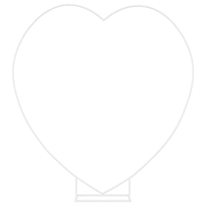 vidaXL Wedding Arch White 195 x 35 x 211 cm Steel
