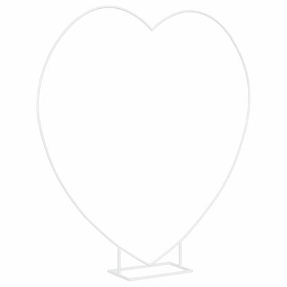 vidaXL Wedding Arch White 195 x 35 x 211 cm Steel