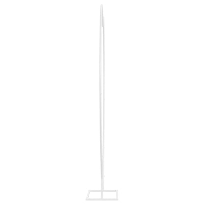 vidaXL Wedding Arch White 195 x 35 x 211 cm Steel