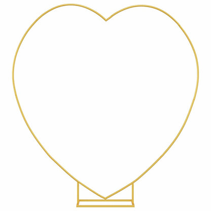 vidaXL Wedding Arch Gold 195 x 35 x 211 cm Steel