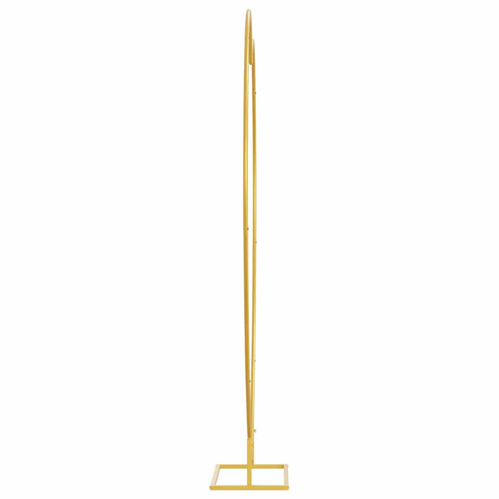 vidaXL Wedding Arch Gold 195 x 35 x 211 cm Steel