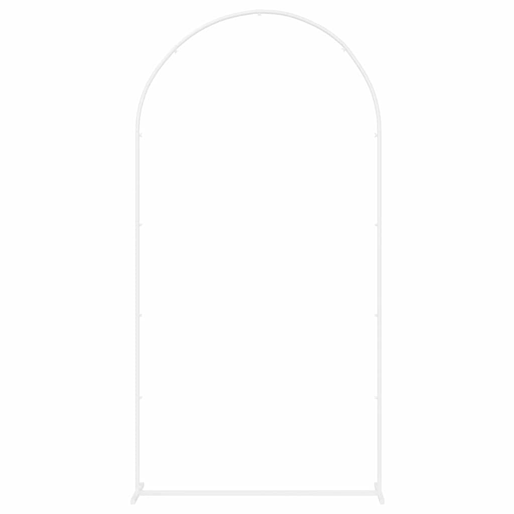 vidaXL Wedding Arch White 100 x 39 x 200 cm Steel