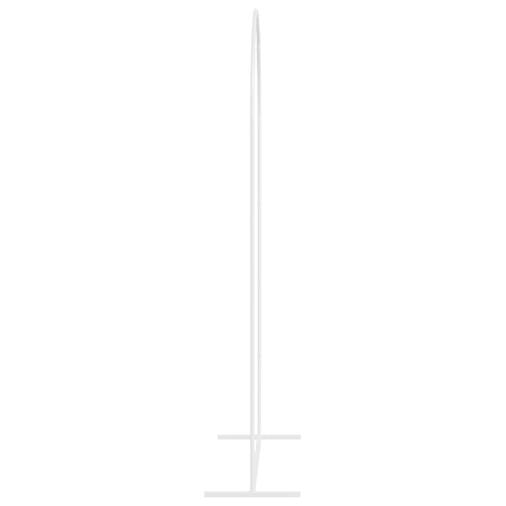 vidaXL Wedding Arch White 100 x 39 x 200 cm Steel