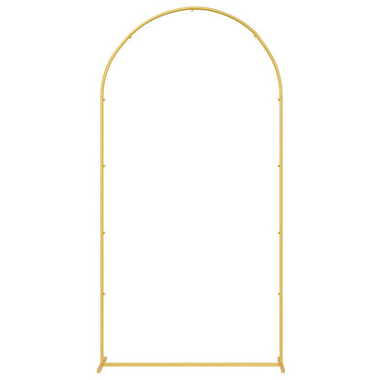 vidaXL Wedding Arch Gold 100 x 39 x 200 cm Steel