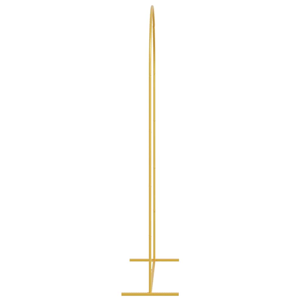 vidaXL Wedding Arch Gold 100 x 39 x 200 cm Steel