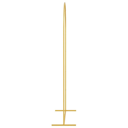 vidaXL Wedding Arch Gold 100 x 39 x 200 cm Steel