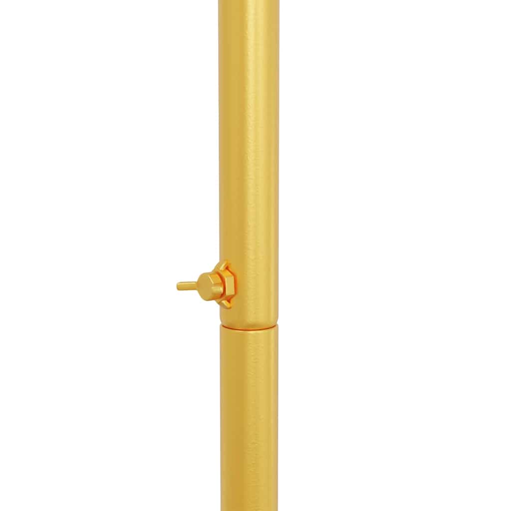 vidaXL Wedding Arch 3 pcs Gold Steel
